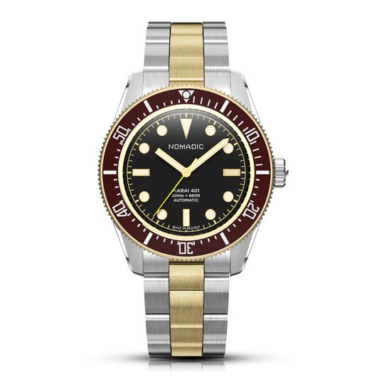 Crimson Dawn - Maraí 401 Prestige - 18K Gold Dive Watch